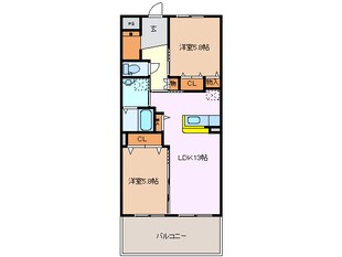 川越富洲原駅 徒歩10分 1階の物件間取画像